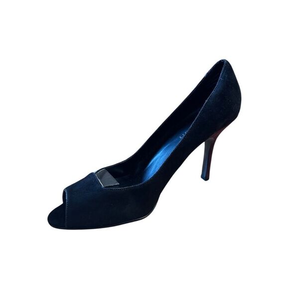 Karen Scott Courtney Multi Color Suede Peep Toe Pumps Women’s Sz 10M - Picture 2 of 6